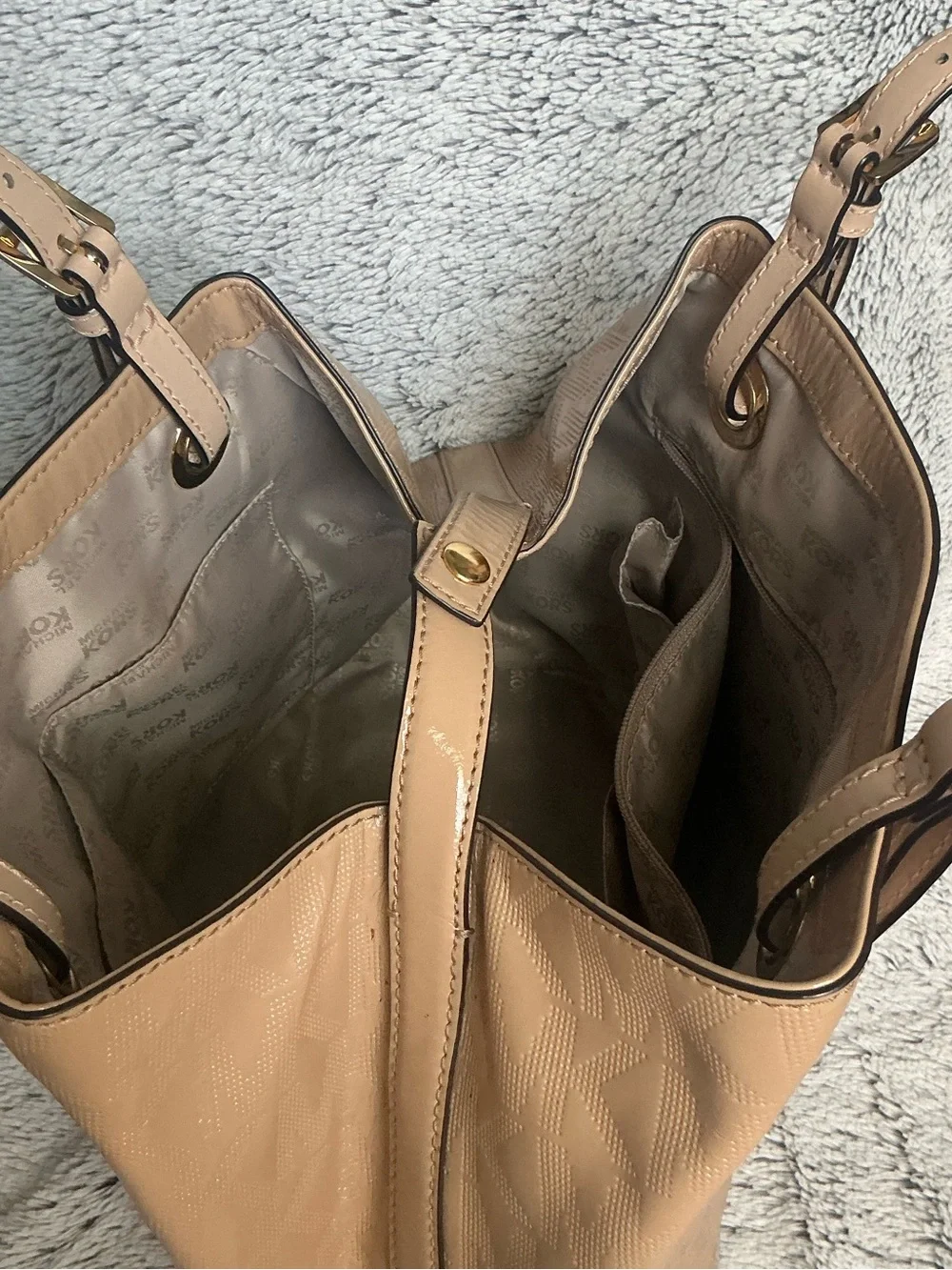 Michael Kors shiny patent